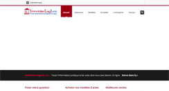 Desktop Screenshot of immobilierlegjuris.com