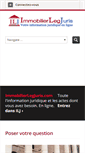 Mobile Screenshot of immobilierlegjuris.com